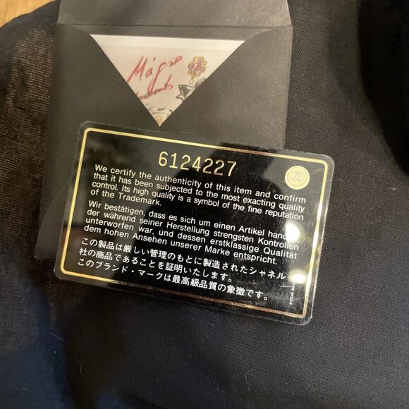 Chanel Shoulder Bag Double flap Black Caviar Leather new - Picture 16 of 16